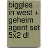 Biggles in west + geheim agent set 5x2 dl door Johns