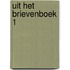 Uit het brievenboek 1