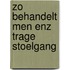 Zo behandelt men enz trage stoelgang