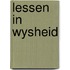 Lessen in wysheid