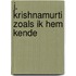 J. Krishnamurti zoals ik hem kende
