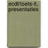 ECDL/Toets-it, Presentaties