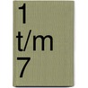 1 t/m 7 by H. Aalbers