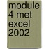 Module 4 met Excel 2002