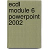 ECDL module 6 PowerPoint 2002 door A.H. Wesdorp