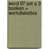 Word 97 set a 3 boeken + werkdiskettes
