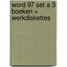 Word 97 set a 3 boeken + werkdiskettes door E.A.M. Donkerbroek