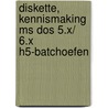 Diskette, kennismaking MS Dos 5.X/ 6.X H5-Batchoefen door Onbekend