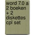Word 7.0 a 2 boeken + 2 diskettes cpl set
