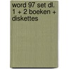 Word 97 set dl. 1 + 2 boeken + diskettes door A.H. Wesdorp
