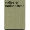 Naties en nationalisme by E. Gellner