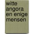 Witte angora en enige mensen