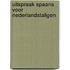 Uitspraak Spaans voor Nederlandstaligen