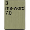 3 MS-Word 7.0 door Onbekend