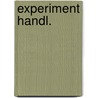 Experiment handl. by Frank Vermeulen