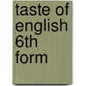 Taste of english 6th form door Vanachter