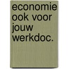 Economie ook voor jouw werkdoc. door Onbekend