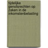 Tijdelijke genotsrechten op zaken in de inkomstenbelasting by R.E.C.M. Niessen