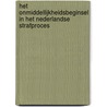 Het onmiddellijkheidsbeginsel in het Nederlandse strafproces door D.M.H.R. Gare