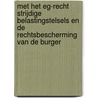 Met het EG-recht strijdige belastingstelsels en de rechtsbescherming van de burger door E.A. Buys