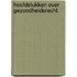 Hoofdstukken over gezondheidsrecht