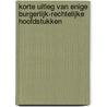 Korte uitleg van enige burgerlijk-rechtelijke hoofdstukken door A. Pitlo