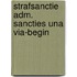 Strafsanctie adm. sancties una via-begin