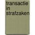 Transactie in strafzaken
