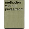 Methoden van het privaatrecht by Zonderland