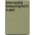 Eenvoudig belastingrecht suppl.
