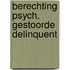 Berechting psych. gestoorde delinquent