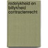 Redelykheid en billykheid contractenrecht