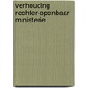 Verhouding rechter-openbaar ministerie door Corstens