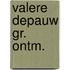 Valere depauw gr. ontm.