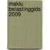 Maklu Belastinggids 2009