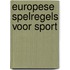 Europese spelregels voor sport