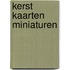 Kerst kaarten miniaturen