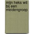 Mijn heks wil bij een meidengroep