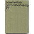 commentaar gezondheidszorg 26
