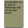 Amsterdam en je ziet er helemaal niet uit als een homo door B. Rensink