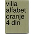 VillA Alfabet Oranje 4 dln