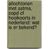 Allochtonen met astma, COPD of hooikoorts in Nederland: wat is er bekend?