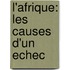 l'Afrique: Les causes d'un echec