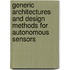 Generic architectures and design methods for autonomous sensors