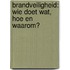 Brandveiligheid: wie doet wat, hoe en waarom?