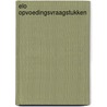 ELO Opvoedingsvraagstukken door Hans Malschaert