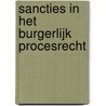 Sancties in het burgerlijk procesrecht by K. Wagner