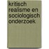 kritisch realisme en sociologisch onderzoek