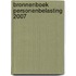 Bronnenboek personenbelasting 2007