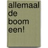 Allemaal de boom een!